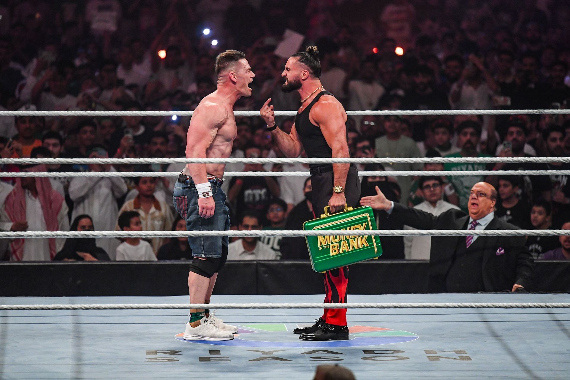 Rollins tried to cash in on Cena at WWE Night of Champions - Source: Getty